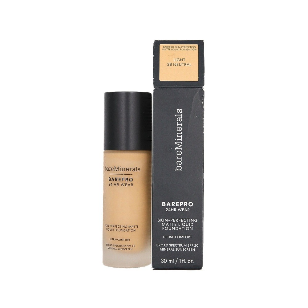 bareMinerals - BAREPRO 24HR Wear Liquid Foundation - Light 28 Neutral - READ